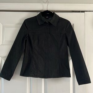 Women’s Collar dark Jean Jacket